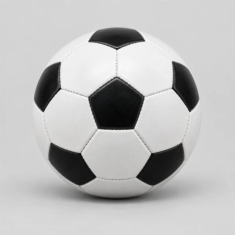 White and black football